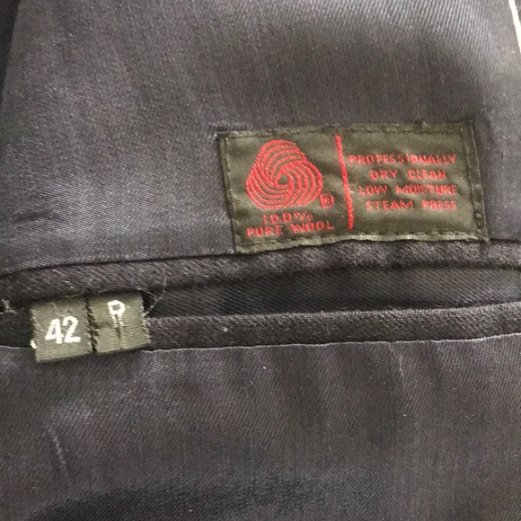 Men’s blue wool blazer - Picture 5 of 5